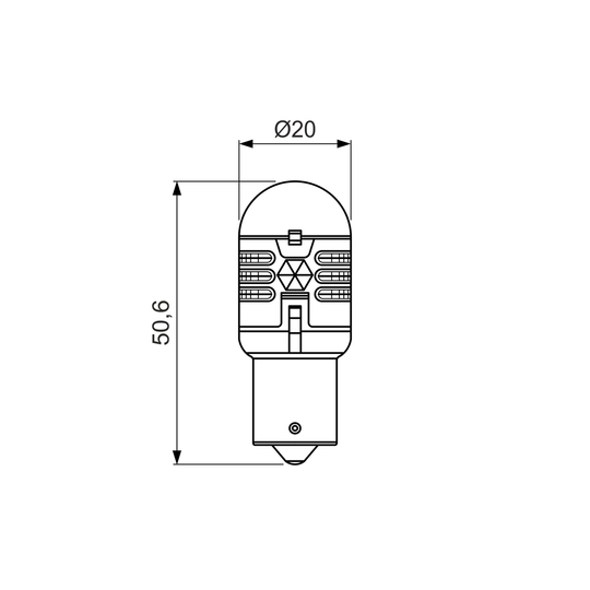 1 987 301 517 - Bulb, tail light 