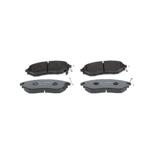 0 986 495 156 - Brake Pad Set, disc brake 