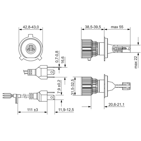 1 987 301 700 - Bulb, headlight 