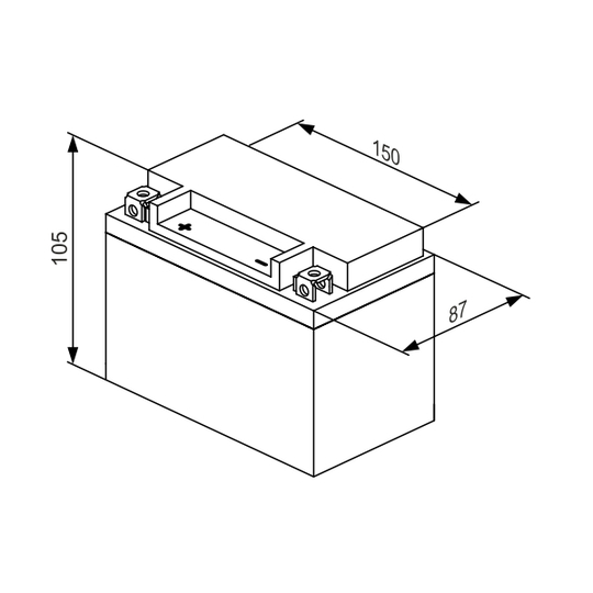 0 986 122 626 - Starter Battery 