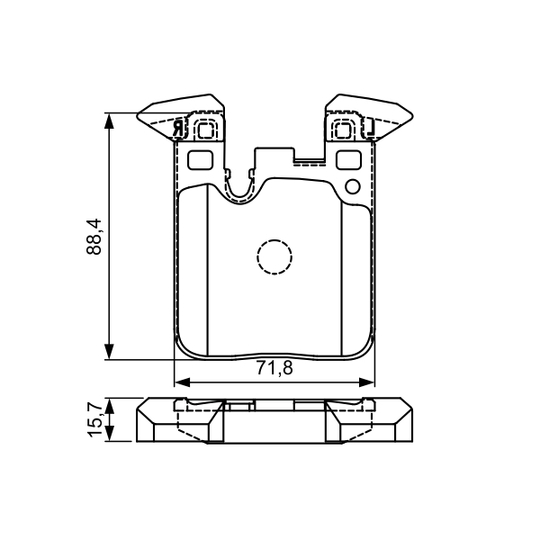 0 986 495 335 - Brake Pad Set, disc brake 