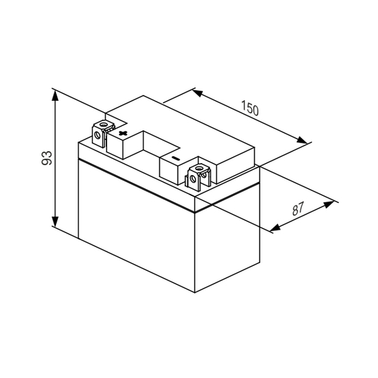 0 986 122 613 - Starter Battery 