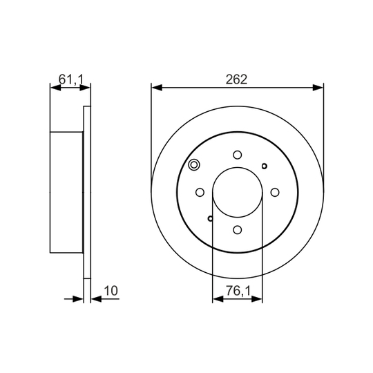 0 986 479 S68 - Brake Disc 