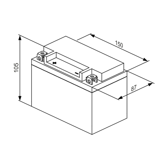 0 986 122 608 - Starter Battery 