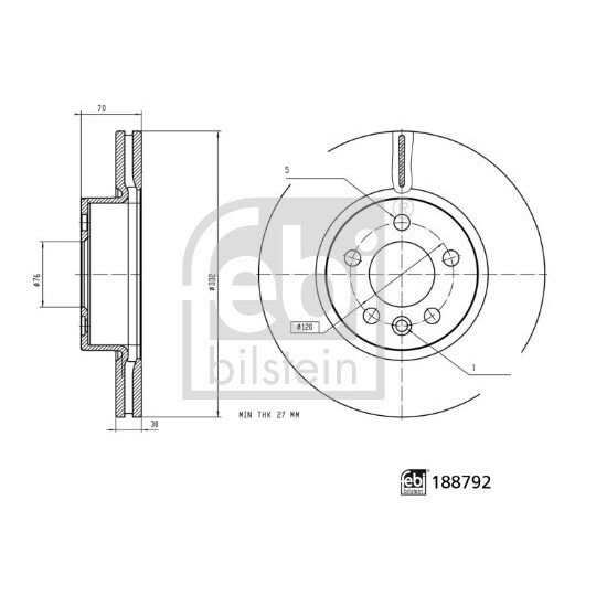 188792 - Brake Disc 