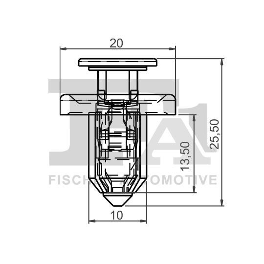 79-20002.5 - Clip, trim/protection strip 