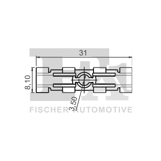 11-40057.25 - Clip, trim/protection strip 