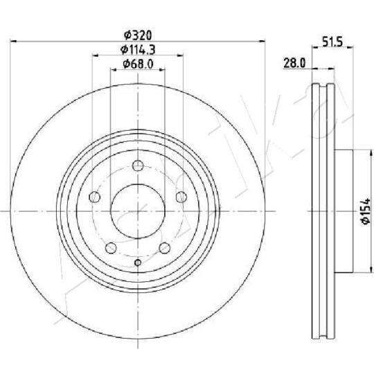 60-03-368C - Brake Disc 