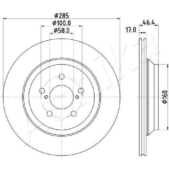 61-07-713C - Brake Disc 