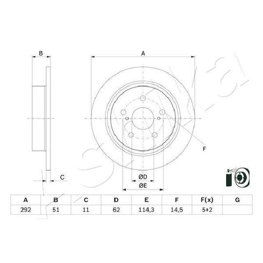 61-02-272C - Brake Disc 