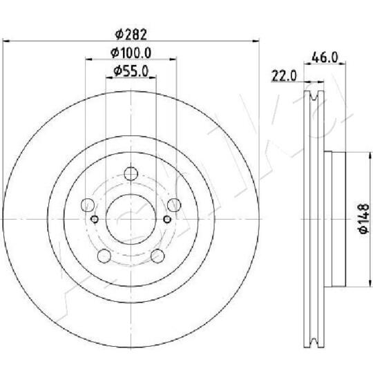 60-02-2056C - Brake Disc 