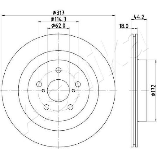 61-02-273C - Brake Disc 