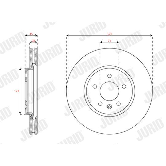 563675JC-1 - Brake Disc 