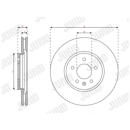 563675JC-1 - Brake Disc 