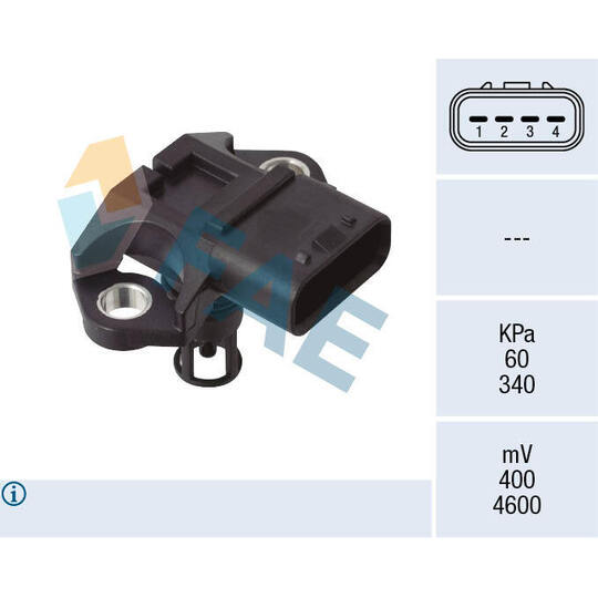 15206 - Sensor, intake manifold pressure 