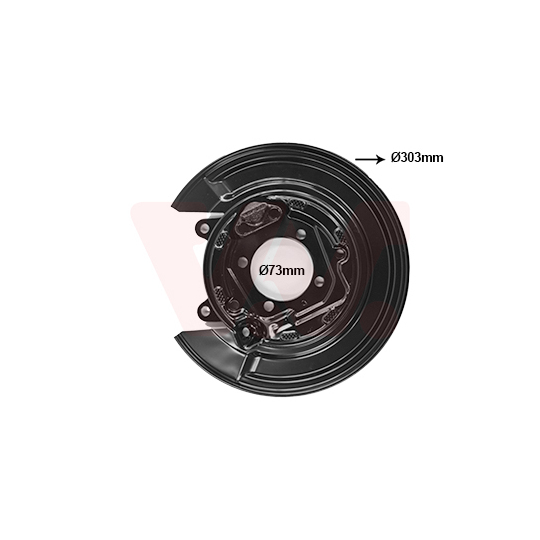 5393375 - Splash Panel, brake disc 