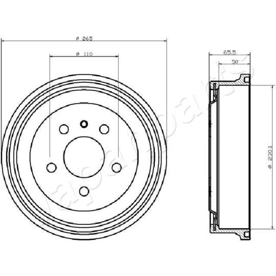 TA-0413 - Brake Drum 