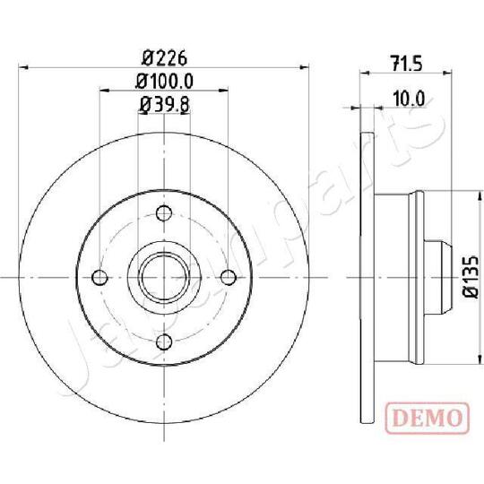 DP-0922C - Brake Disc 