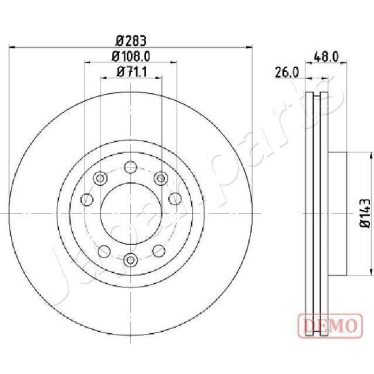 DI-0633C - Brake Disc 