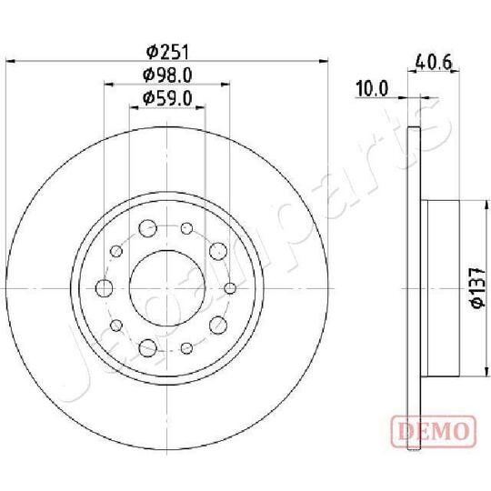 DP-0211C - Brake Disc 