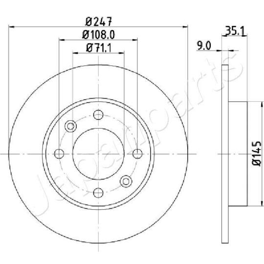 DP-0602 - Brake Disc 