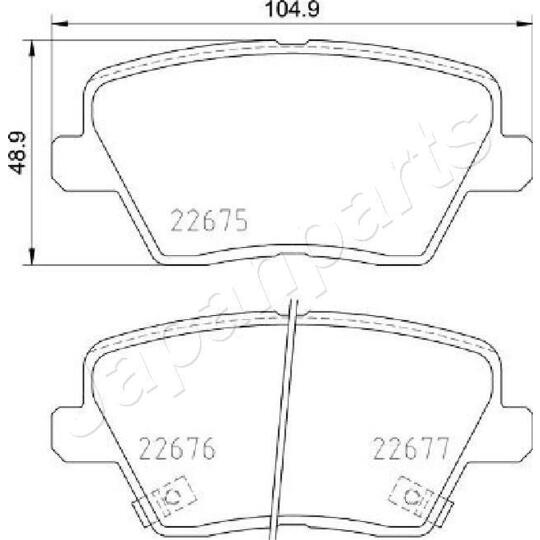 PP-K15AF - Piduriklotsi komplekt, ketaspidur 