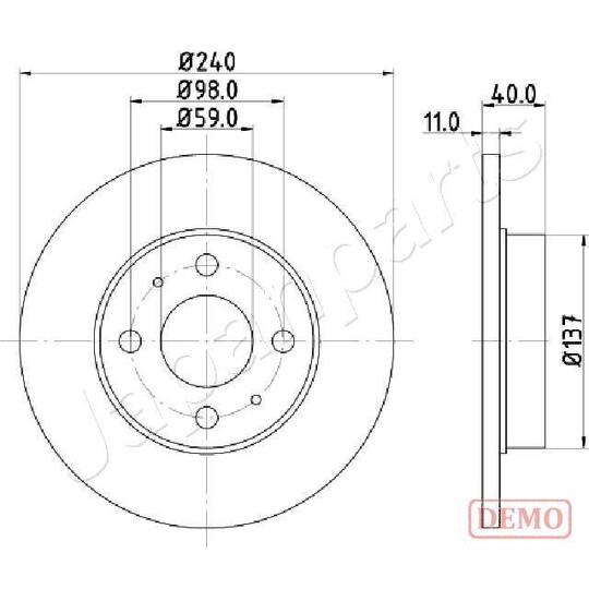 DP-0200C - Brake Disc 