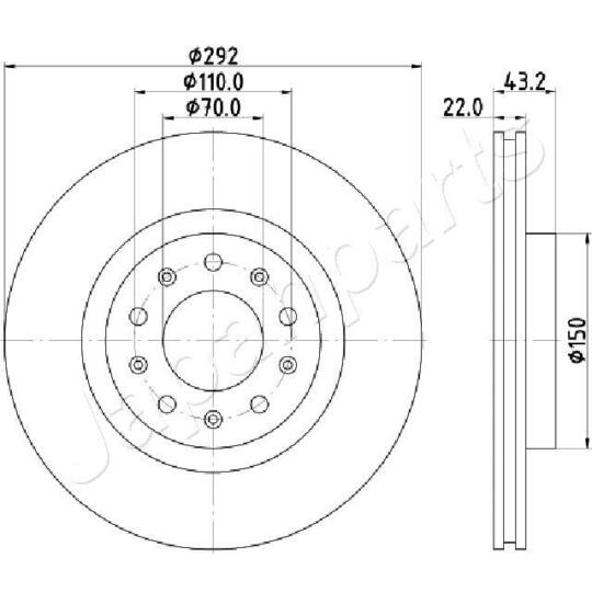 DP-0205 - Brake Disc 