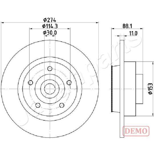 DP-0705C - Brake Disc 