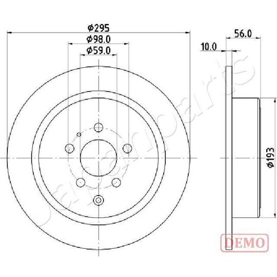 DP-0608C - Bromsskiva 