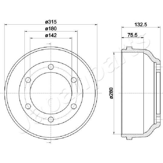 TA-0318 - Brake Drum 