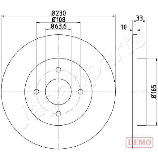 DP-0304C - Brake Disc 