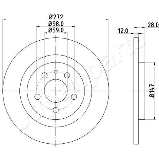 DP-0606 - Brake Disc 