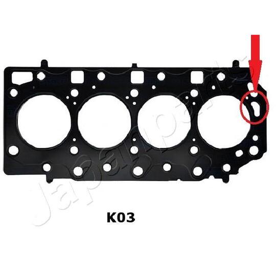 GT-K03A - Gasket, cylinder head 