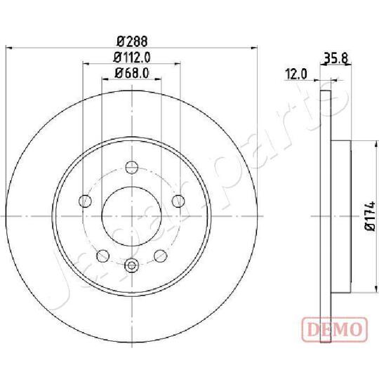 DP-0908C - Bromsskiva 