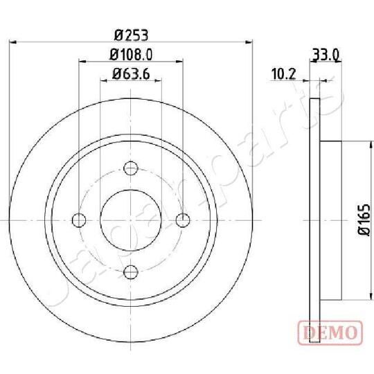 DP-0303C - Brake Disc 