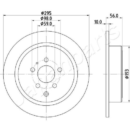 DP-0608 - Brake Disc 