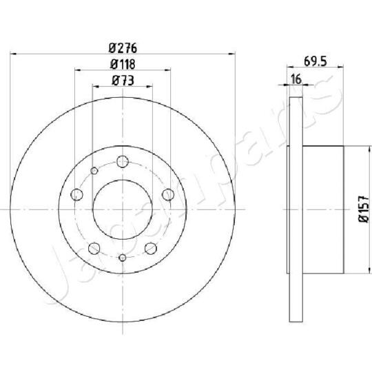 DP-0223 - Brake Disc 