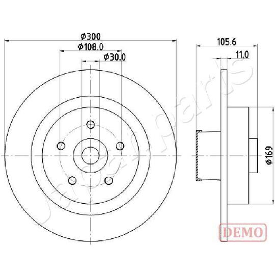 DP-0700C - Brake Disc 