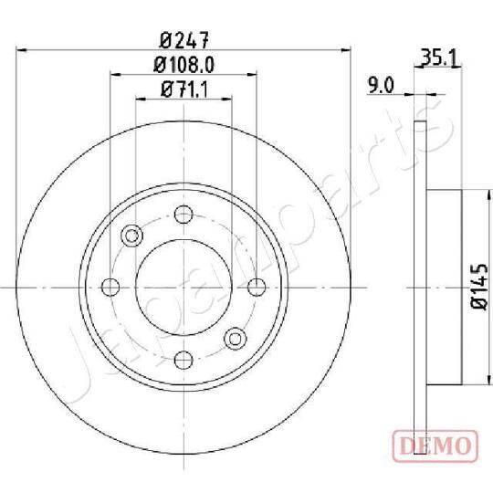 DP-0602C - Brake Disc 