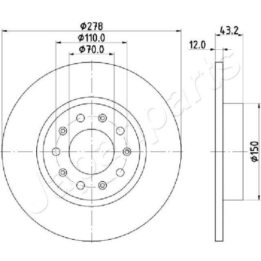 DP-0204 - Brake Disc 