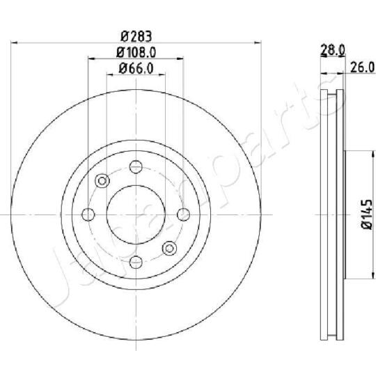 DI-0627 - Brake Disc 