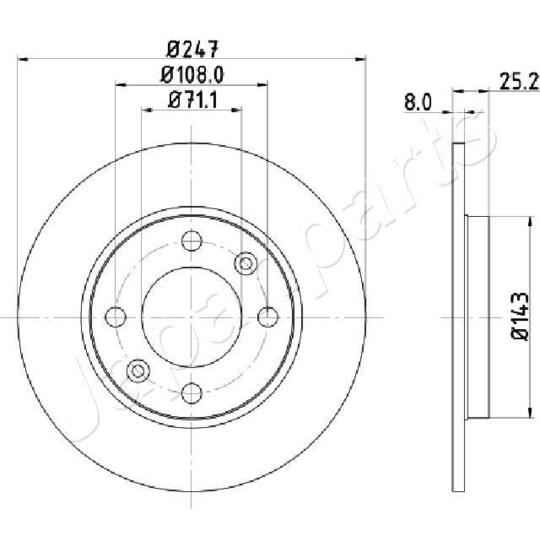 DP-0615 - Brake Disc 