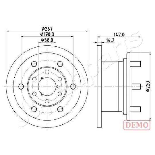 DI-0254C - Brake Disc 