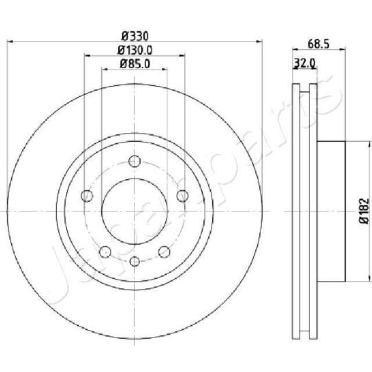 DI-0957 - Brake Disc 