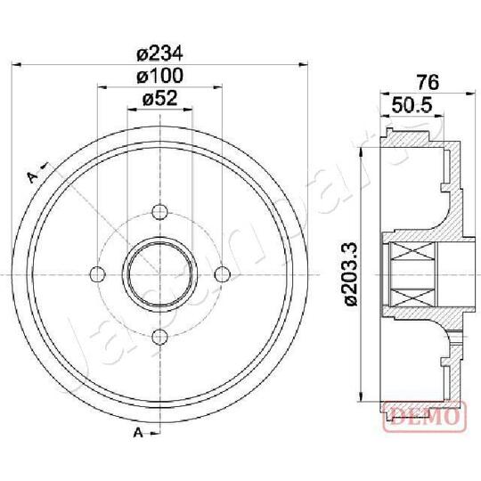 TA-0409C - Brake Drum 