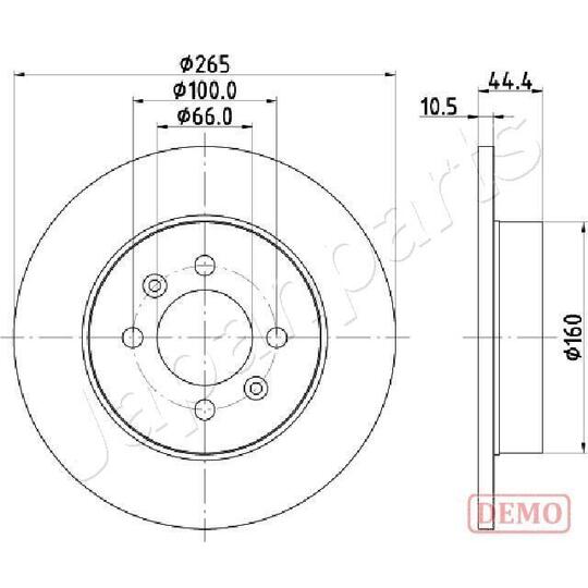 DP-0708C - Bromsskiva 