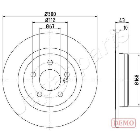 DP-0525C - Brake Disc 