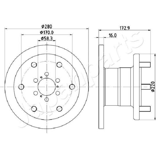 DI-0255 - Brake Disc 