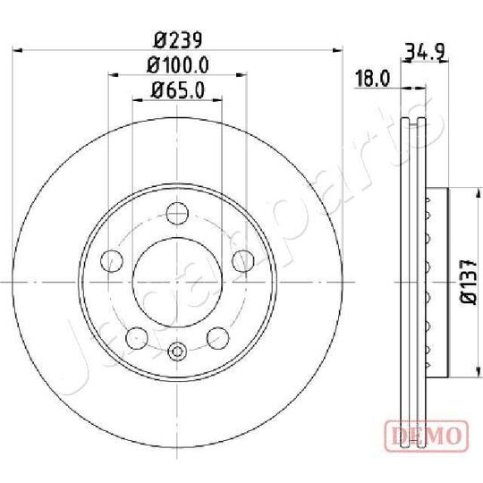 DI-0945C - Brake Disc 